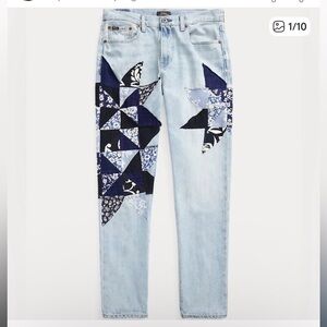 LIKE NEW Polo by Ralph Lauren Avery Patchwork Boyfriend Jeans sz 26